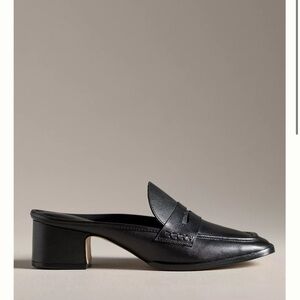 Maeve Elegant Black Loafers heels for Women